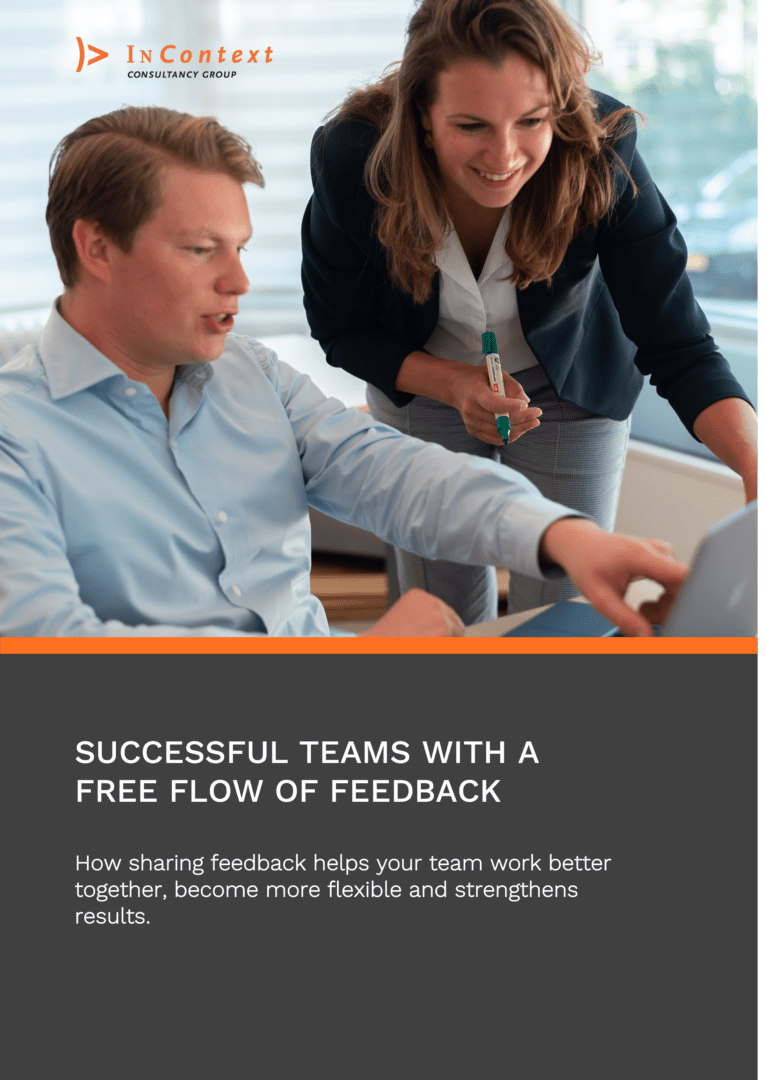 Succesful teams with a free flow of feedback